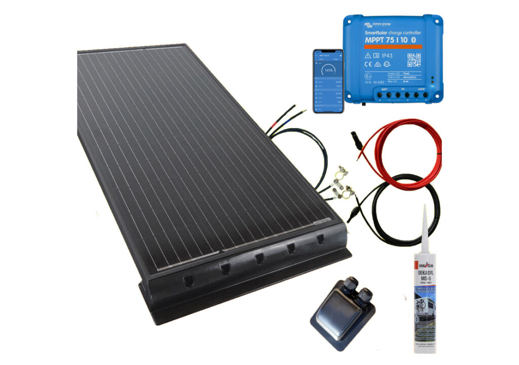 Wohnmobil Solaranlage 100W Victron 75/10 schwarz