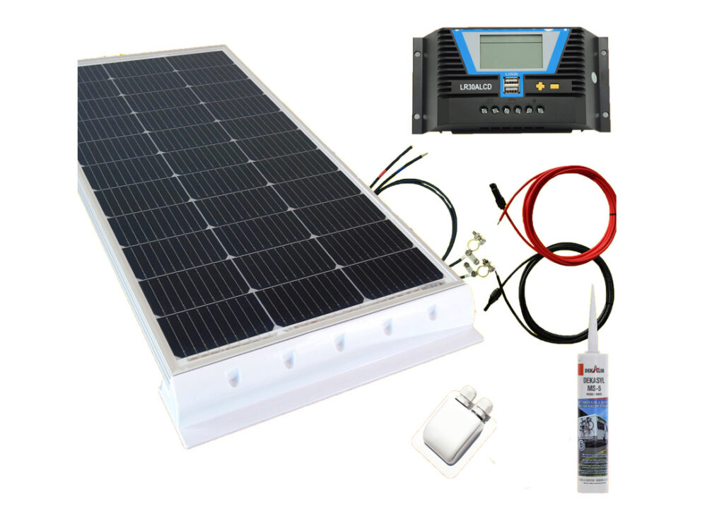 100 Watt Wohnmobil Solaranlage 12 Volt Set erweiterbar