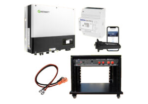 Batterienachrüstsatz 2,4 kWh mit Growatt SPH Wechselrichter und Pylontech