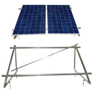 PV-zonnepanelenonderconstructie voor 2 modules