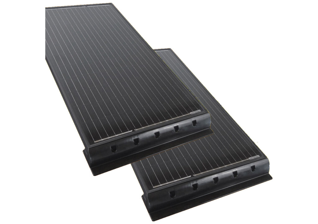 Wohnmobilanlage Solarmodule schwarz - 2 Stück