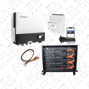 9,6 kWh Lithium-Ionen Batterienachrüstsatz für neue und bestehende Photovoltaikanlagen