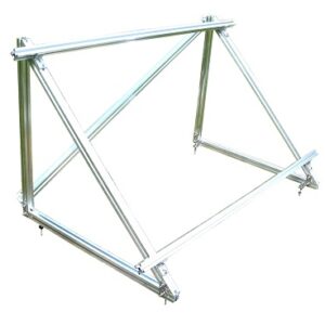PV-zonnepanelenonderconstructie voor 2 modules van elk 100 watt of 130 watt