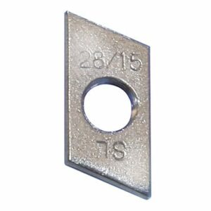 1 Stück Gewindeplatte / Schiebemutter M8 Edelstahl A2
