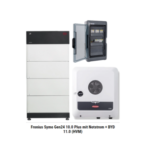 Fronius Symo Gen24 10.0 Plus mit Notstrom + BYD 11.0 (HVM)