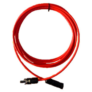 Solarkabel rot 4mm² mit Solarstecker montiert