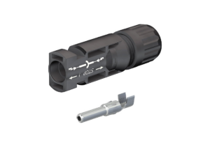 MC4-K-Stecker, klein, PV-KST 4/6 I, Ø:5-6mm